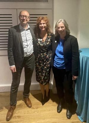 Photo caption (L-R): Professor Roberto La Ragione; Humanimal Trust CEO, Joe Bailey; Dr Mary Fraser.