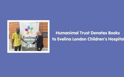 Humanimal Trust donates books to Evelina London Children’s Hospital