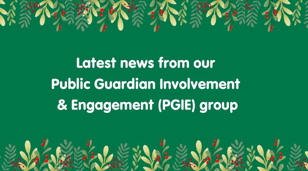 Latest News from our newly formed PGIE Group
