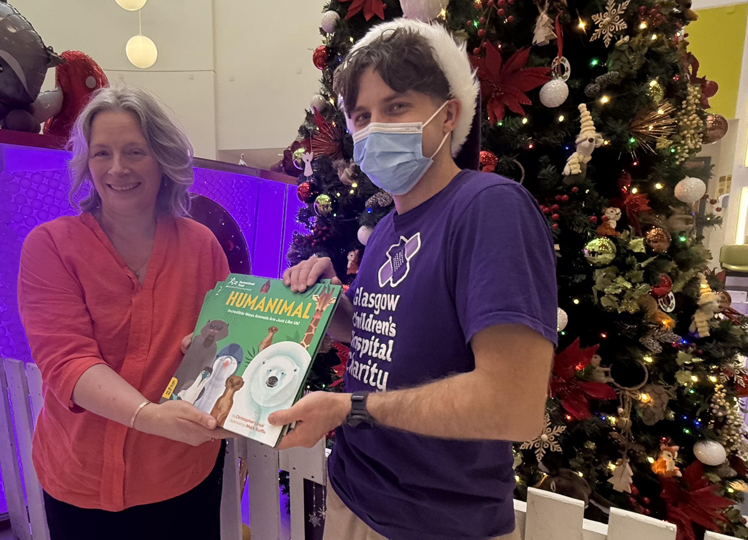 Dr Mary Fraser and Devlin Cortens