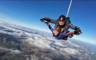 Dawn and Chloe’s 15,000ft leap for Humanimal Trust