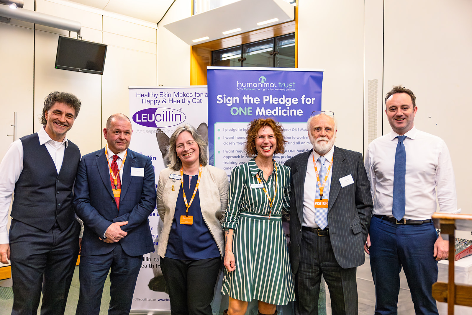 Humanimal Trust team at the Parliamentary Reception