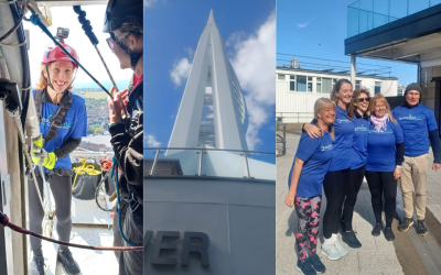 Humanimal Trust Supporters Abseil Spinnaker Tower for One Medicine