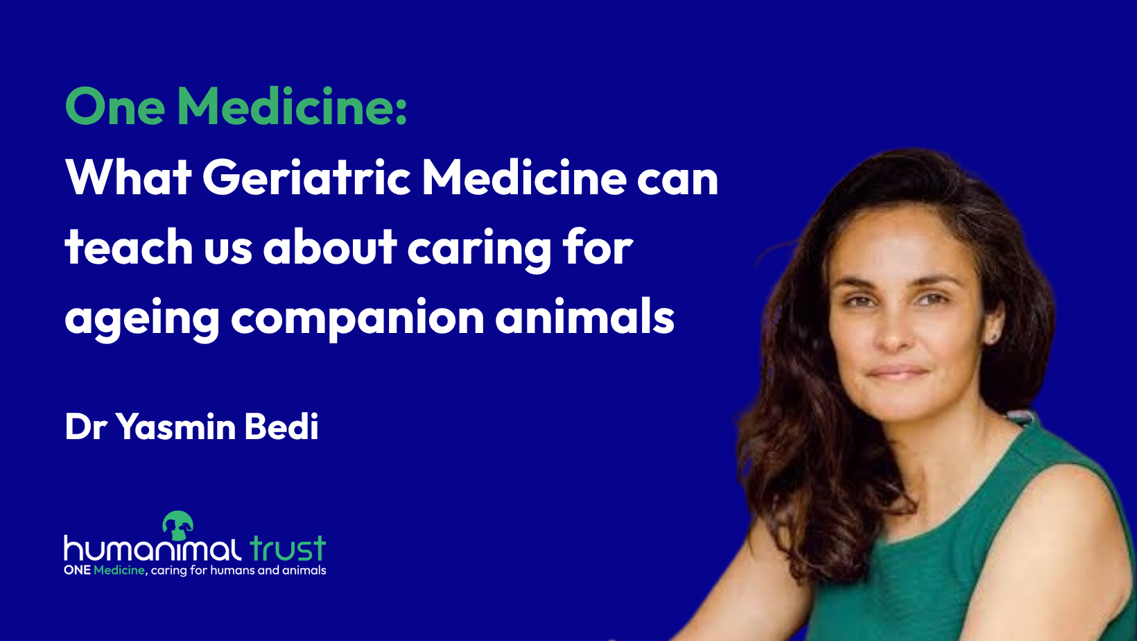 Promotional graphic for Thought Leadership and One Medicine Series featuring Associate Professor Benjamin Capps