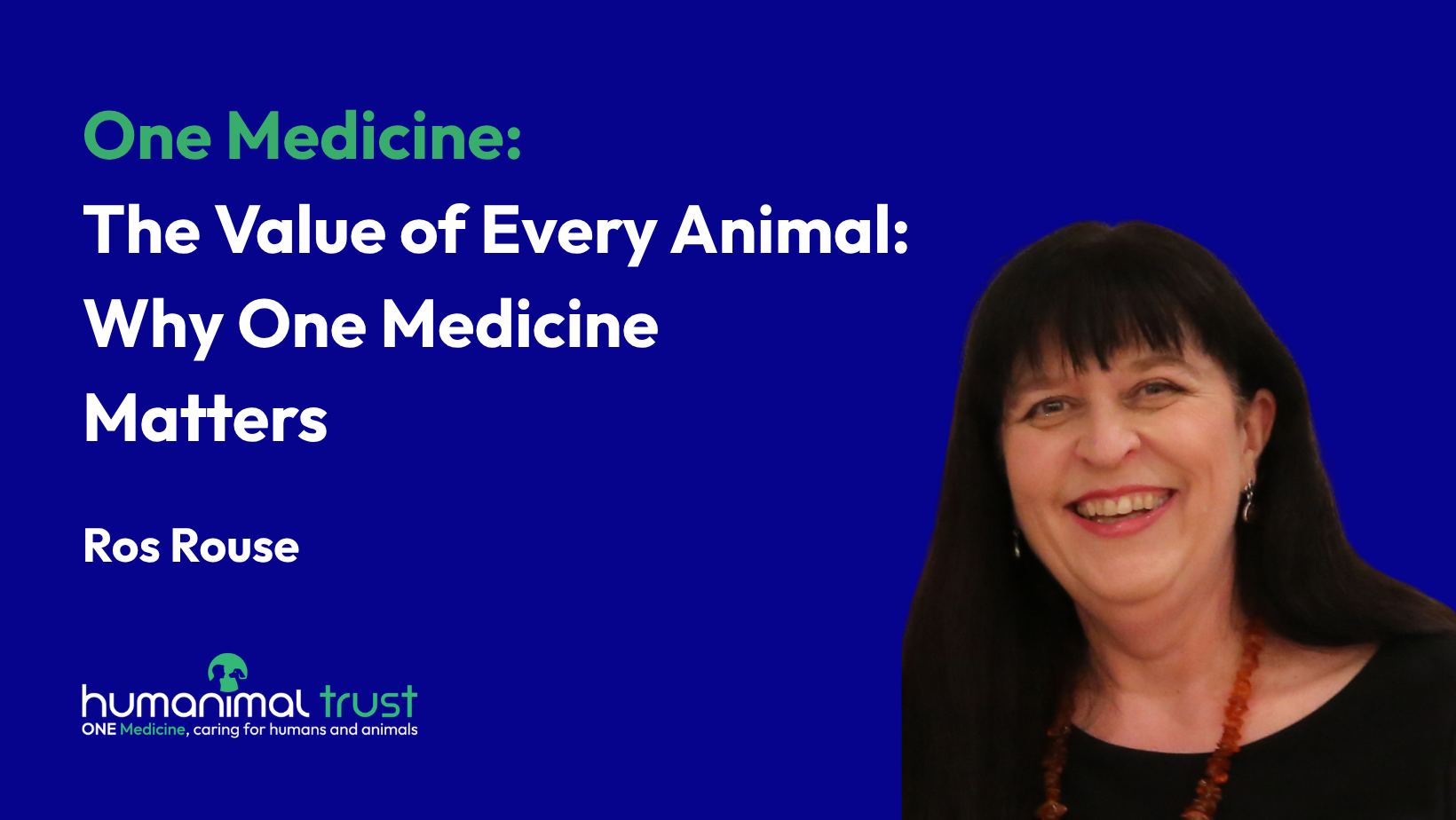 Promotional graphic for Thought Leadership and One Medicine Series featuring Associate Professor Benjamin Capps